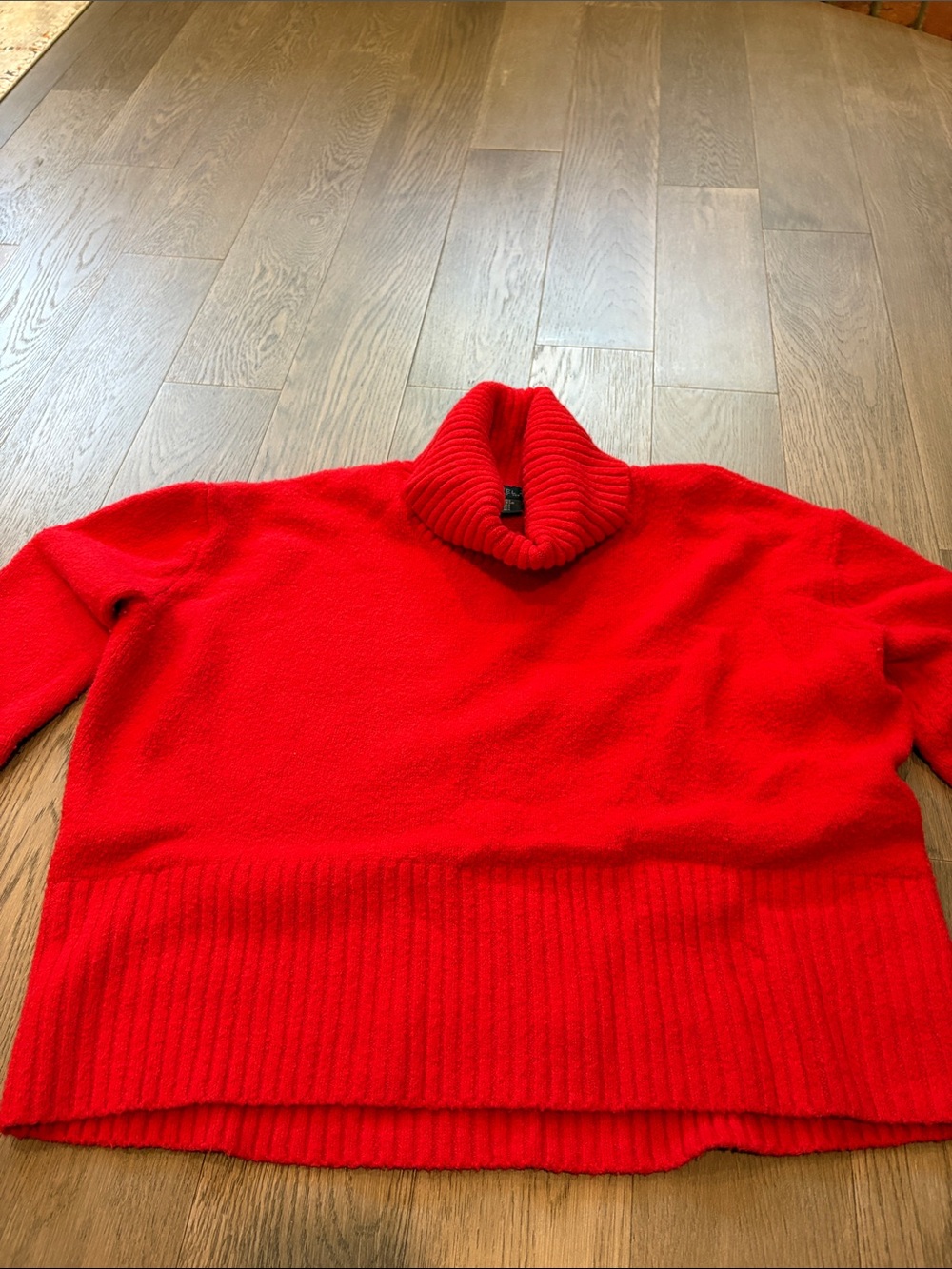 Rachel Zoe Bright Red Turtleneck Sweater - Picture 5 of 11